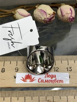 *Кольцо р.17 Глиттер арт. Gl-R01765-X-W-W-X-X-355 вес 8,1 г - фото 270889