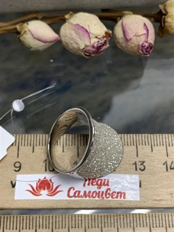 *Кольцо р.18,5 Глиттер арт. Gl-R01765-X-W-W-X-X-443 вес 8,7 г - фото 270900