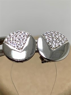 *Пусеты Белый Фианит арт. MP-E01554-X-W-X-X-W-036 вес 1,6 г - фото 270920 *Пусеты Белый Фианит арт. MP-E01554-X-W-X-X-W-036 вес 1,6 г - фото 270920