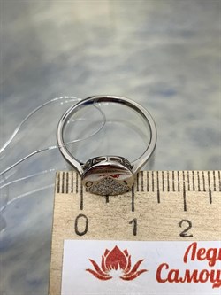 *Кольцо р.18 Белый Фианит арт. MP-R01554-X-W-X-X-W-222 вес 1,9 г - фото 270932