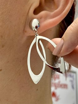 *Серьги Пусеты Лунария арт. YE0671-657 вес 5,1 г - фото 270963 *Серьги Пусеты Лунария арт. YE0671-657 вес 5,1 г - фото 270963