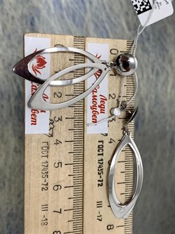 *Серьги Пусеты Лунария арт. YE0671-657 вес 5,1 г - фото 270965 *Серьги Пусеты Лунария арт. YE0671-657 вес 5,1 г - фото 270965