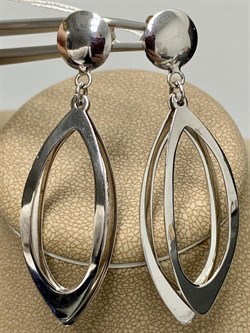 *Серьги Пусеты Лунария арт. YE0671-657 вес 5,1 г - фото 270969 *Серьги Пусеты Лунария арт. YE0671-657 вес 5,1 г - фото 270969