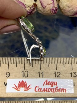 *Серьги Празиолит арт. AS-E06305-X-W-S-X-W-401 вес 7,5 г - фото 270992 *Серьги Празиолит арт. AS-E06305-X-W-S-X-W-401 вес 7,5 г - фото 270992