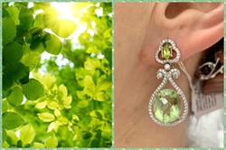 *Серьги Празиолит арт. AS-E06305-X-W-S-X-W-401 вес 7,5 г - фото 270997 *Серьги Празиолит арт. AS-E06305-X-W-S-X-W-401 вес 7,5 г - фото 270997