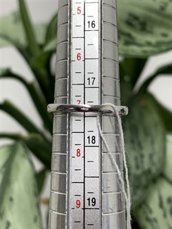 *Кольцо р.17,5 Голубой Топаз арт. CZ-R06981-X-W-BU-X-W-032 вес 2,2 г - фото 271003