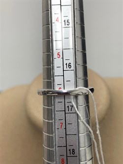 *Кольцо р.17 Аметист арт. AS-R06989-X-W-AM-X-W-419 вес 2,8 г - фото 271022