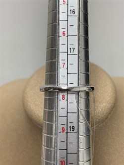 *Кольцо р.18 Аметист арт. AS-R06989-X-W-AM-X-W-394 вес 2,8 г - фото 271032