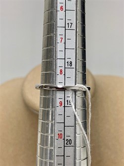 *Кольцо р.18,5 Аметист арт. AS-R06989-X-W-AM-X-W-854 вес 2,7 г - фото 271044