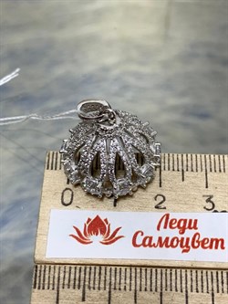 *Подвеска Белый Фианит арт. MP-P00111-X-W-X-X-W-490 вес 4,96 г - фото 271058 *Подвеска Белый Фианит арт. MP-P00111-X-W-X-X-W-490 вес 4,96 г - фото 271058