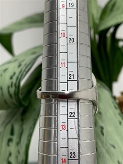 *Кольцо р.21,5 Белый Фианит Микро Вставки арт. MP-R00979-X-W-X-X-W-290 вес 6,5 г - фото 271062