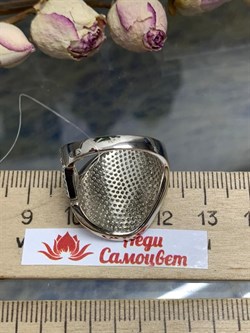 *Кольцо р.21,5 Белый Фианит Микро Вставки арт. MP-R00979-X-W-X-X-W-290 вес 6,5 г - фото 271066