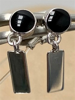 *Пусеты Черная Эмаль арт. 1726E34-0001000002-096 вес 1,05 г - фото 271146 *Пусеты Черная Эмаль арт. 1726E34-0001000002-096 вес 1,05 г - фото 271146