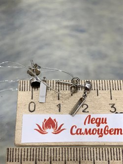 *Пусеты Черная Эмаль арт. 1726E34-0001000002-096 вес 1,05 г - фото 271149 *Пусеты Черная Эмаль арт. 1726E34-0001000002-096 вес 1,05 г - фото 271149