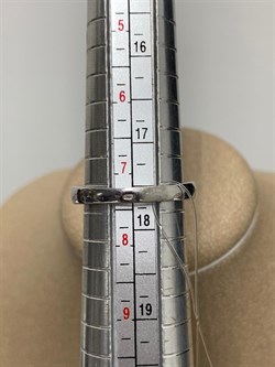 *Кольцо р.17,5 иск Голубой Топаз арт. AS-R00080-X-W-BU-X-W-553 вес 3,97 г - фото 271197