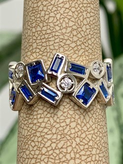 *Кольцо р.18 Калейдоскоп Шпинель синт арт. CZ-R03133-X-W-X-X-M1-267 вес 5,8 г - фото 271249