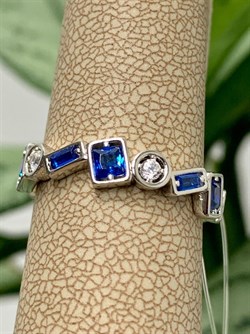 *Кольцо р.18 Калейдоскоп Шпинель синт арт. CZ-R03134-X-W-X-X-M1-550 вес 3,1 г - фото 271280