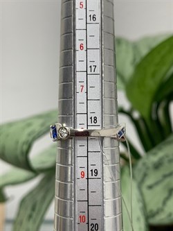 *Кольцо р.18 Калейдоскоп Шпинель синт арт. CZ-R03134-X-W-X-X-M1-550 вес 3,1 г - фото 271282