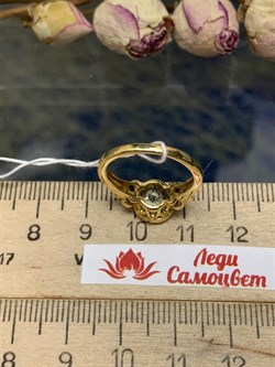 *Кольцо р.16 Голубой Топаз Сапфир арт. RB-R00387-X-G-BU-X-BL-877 вес 2,9 г - фото 271299