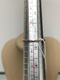 *Кольцо р.17,5 Фианит Микс арт. AS-R01063-X-W-Pin-X-W-443 вес 3,6 г - фото 271341