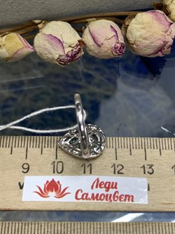 *Кольцо р.16,5 Голубой Топаз арт. AS-R11077-X-W-BU-X-W вес 3,3 г - фото 271406