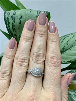 *Кольцо р.18  Белый Фианит Микро Вставки арт. MP-R10050-X-W-X-X-W-646 вес 2,15 г - фото 271509 *Кольцо р.18  Белый Фианит Микро Вставки арт. MP-R10050-X-W-X-X-W-646 вес 2,15 г - фото 271509