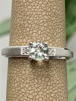 *Кольцо р.19,5 Празиолит арт. 01-2764/0БРП-00-041 вес 3,15 г - фото 271586 *Кольцо р.19,5 Празиолит арт. 01-2764/0БРП-00-041 вес 3,15 г - фото 271586