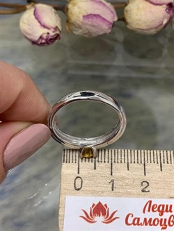 *Кольцо р.20 Празиолит арт. 01-2764/0БРП-00-883 вес 3,17 г - фото 271593