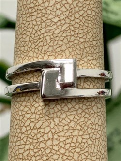 *Кольцо р.18,5 арт. SR-R00020-X-W-X-X-X-938 вес 2,64 г - фото 271736