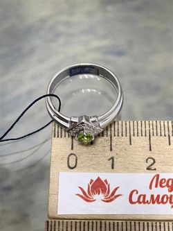 *Кольцо р.17 Хризолит арт. 01-1053/00ХР-00-601 Вес 3,04 г - фото 271803 *Кольцо р.17 Хризолит арт. 01-1053/00ХР-00-601 Вес 3,04 г - фото 271803