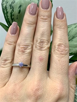 *Кольцо р.16 Фианит арт. Cl-R40418-X-W-lil-X-X-826 вес 2,41 г - фото 271838