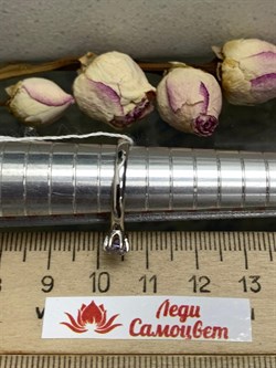 *Кольцо р.16 Фианит арт. Cl-R40418-X-W-lil-X-X-826 вес 2,41 г - фото 271843