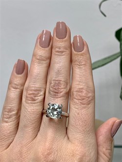 *Кольцо р.17 Празиолит арт. 01-1840/000П-00-146 вес 3,01 г - фото 271849