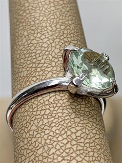 *Кольцо р.17 Празиолит арт. 01-1840/000П-00-146 вес 3,01 г - фото 271856