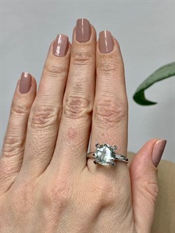 *Кольцо р.18 Празиолит арт. 01-1840/000П-00-175 вес 3,27 г - фото 271887 *Кольцо р.18 Празиолит арт. 01-1840/000П-00-175 вес 3,27 г - фото 271887