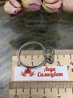 *Кольцо р.19 Празиолит арт. 01-1840/000П-00-203 вес 3,29 г - фото 271904 *Кольцо р.19 Празиолит арт. 01-1840/000П-00-203 вес 3,29 г - фото 271904