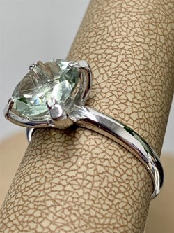 *Кольцо р.19 Празиолит арт. 01-1840/000П-00-203 вес 3,29 г - фото 271907 *Кольцо р.19 Празиолит арт. 01-1840/000П-00-203 вес 3,29 г - фото 271907