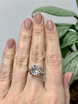 *Кольцо р.17 Горный Хрусталь арт. 01-1840/00ГХ-00-419 вес 3,24 г - фото 272022