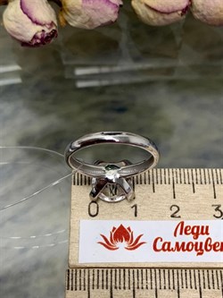 *Кольцо р.17 Горный Хрусталь арт. 01-1840/00ГХ-00-419 вес 3,24 г - фото 272026