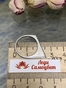 *Кольцо р.17 Белый Фианит Микро Вставки арт. MP-R11467-X-W-X-X-W-798  вес 2,9 г - фото 272185