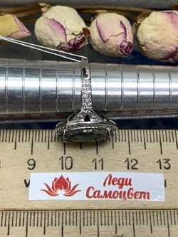 *Кольцо р.18 Фасетный Изумруд арт. OF-R12272-X-W-Gg-X-W-281 вес 4,6 г - фото 272237