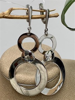 *Серьги арт. YE0680-794 вес 7,8 г - фото 272245