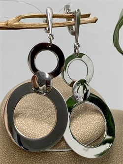 *Серьги арт. YE0680-794 вес 7,8 г - фото 272246