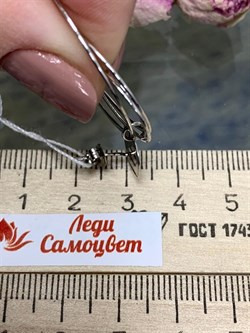 *Серьги Пусеты арт. T800498-480 вес 4,5 г - фото 272250 *Серьги Пусеты арт. T800498-480 вес 4,5 г - фото 272250