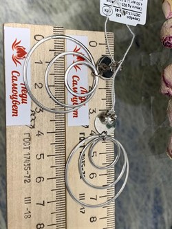 *Серьги Пусеты арт. T800498-480 вес 4,5 г - фото 272251 *Серьги Пусеты арт. T800498-480 вес 4,5 г - фото 272251