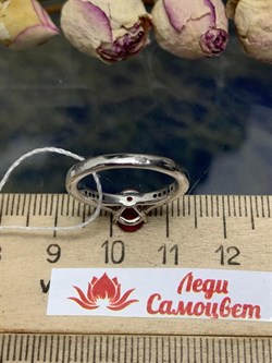 *Кольцо р.15,5 Корунд Рубин арт. 4RDR6989-CZ-252 вес 2,7 г - фото 272384 *Кольцо р.15,5 Корунд Рубин арт. 4RDR6989-CZ-252 вес 2,7 г - фото 272384