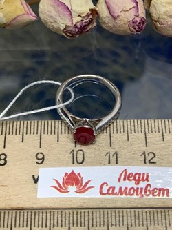 *Кольцо р.15,5 Корунд Рубин арт. 4RDR6989-CZ-252 вес 2,7 г - фото 272385 *Кольцо р.15,5 Корунд Рубин арт. 4RDR6989-CZ-252 вес 2,7 г - фото 272385