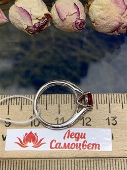 *Кольцо р.15,5 Корунд Рубин арт. 4RDR6989-CZ-252 вес 2,7 г - фото 272386 *Кольцо р.15,5 Корунд Рубин арт. 4RDR6989-CZ-252 вес 2,7 г - фото 272386