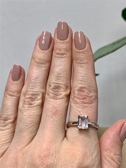 *Кольцо р.18 Горный Хрусталь арт. 01-1989/00ГХ-00-519 вес 3,26 г - фото 272582