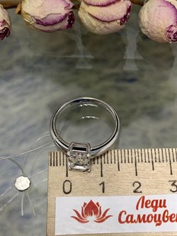 *Кольцо р.18,5 Горный Хрусталь арт. 01-1989/00ГХ-00-732 вес 3,48 г - фото 272625